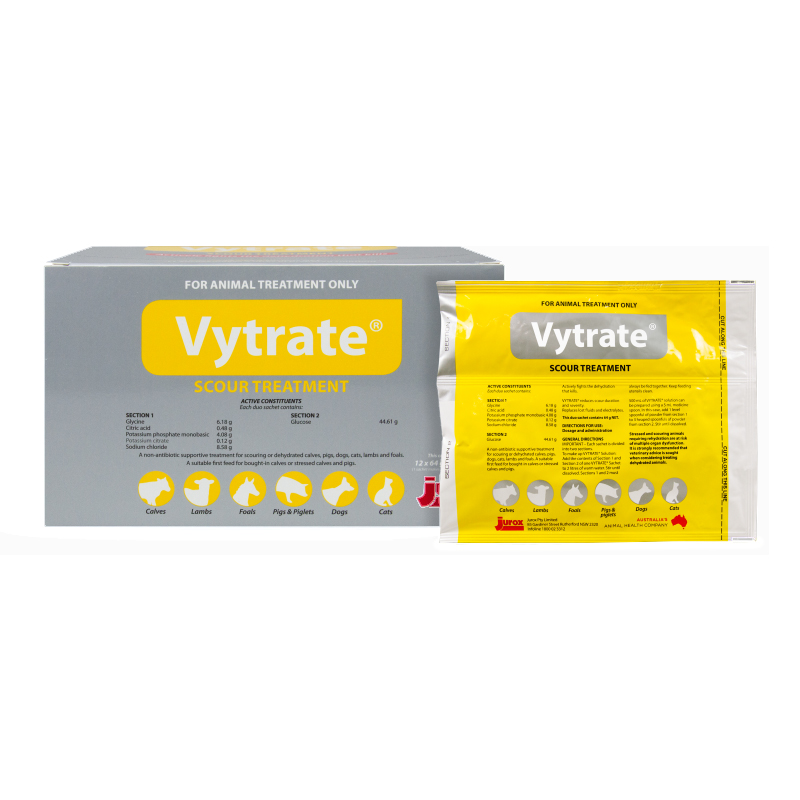 Vytrate Scour Treatment - 12 Sachets - Vetwell Online Shop